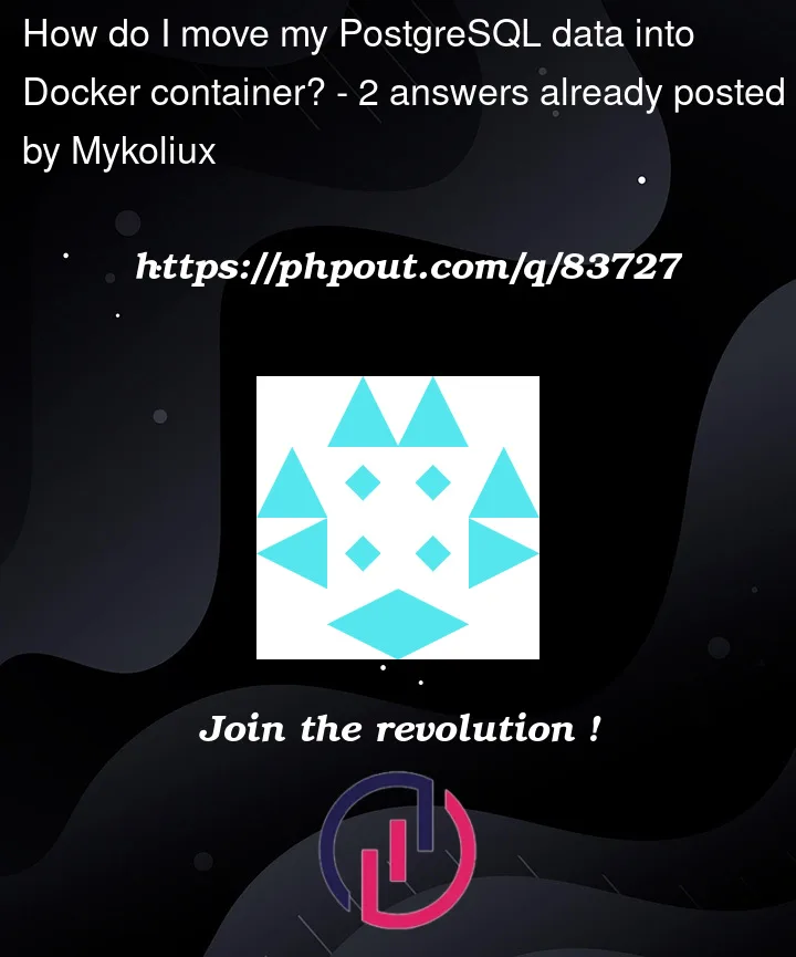 Question 83727 in Docker