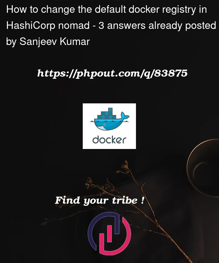 Question 83875 in Docker