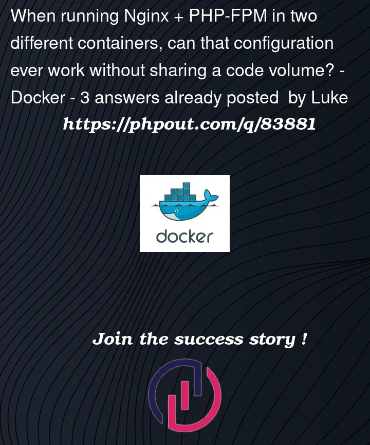 Question 83881 in Docker