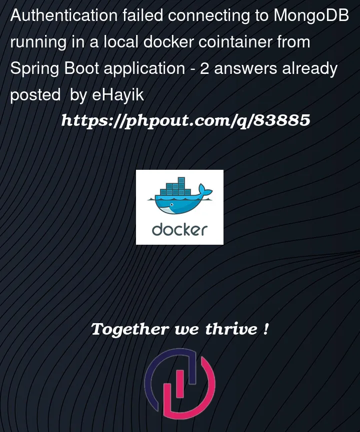 Question 83885 in Docker