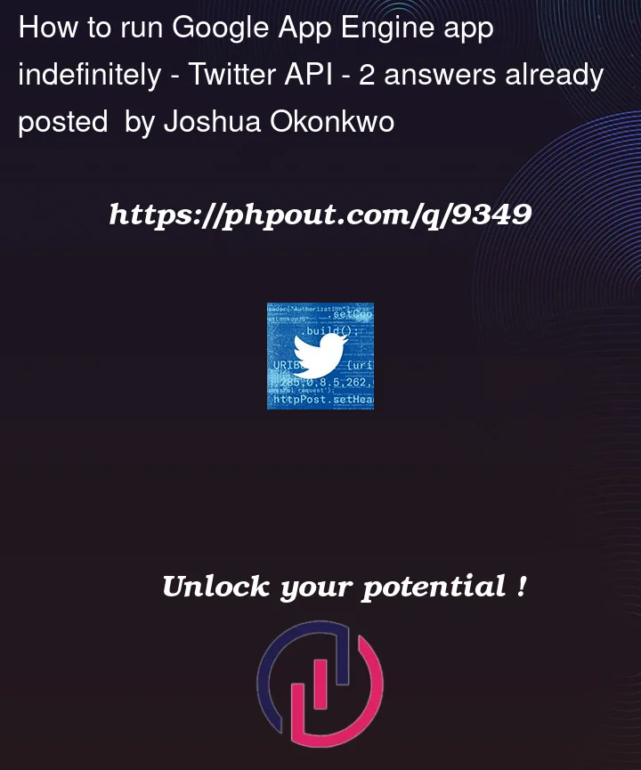 Question 9349 in Twitter API