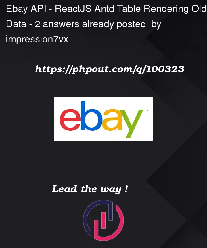 Question 100323 in Ebay API