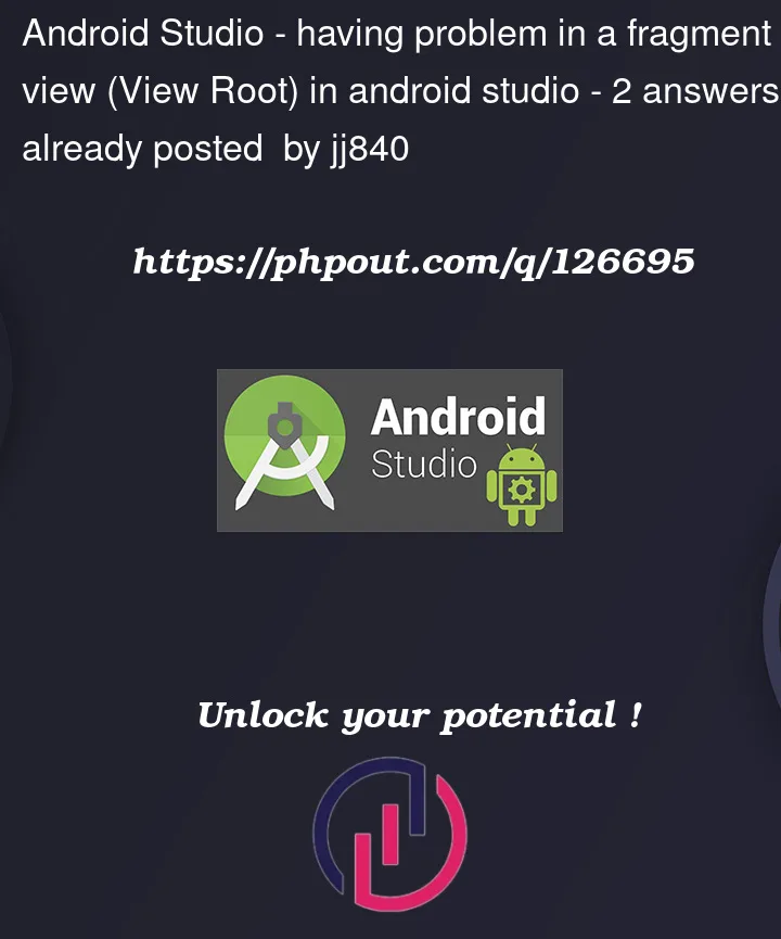 Question 126695 in Android Studio