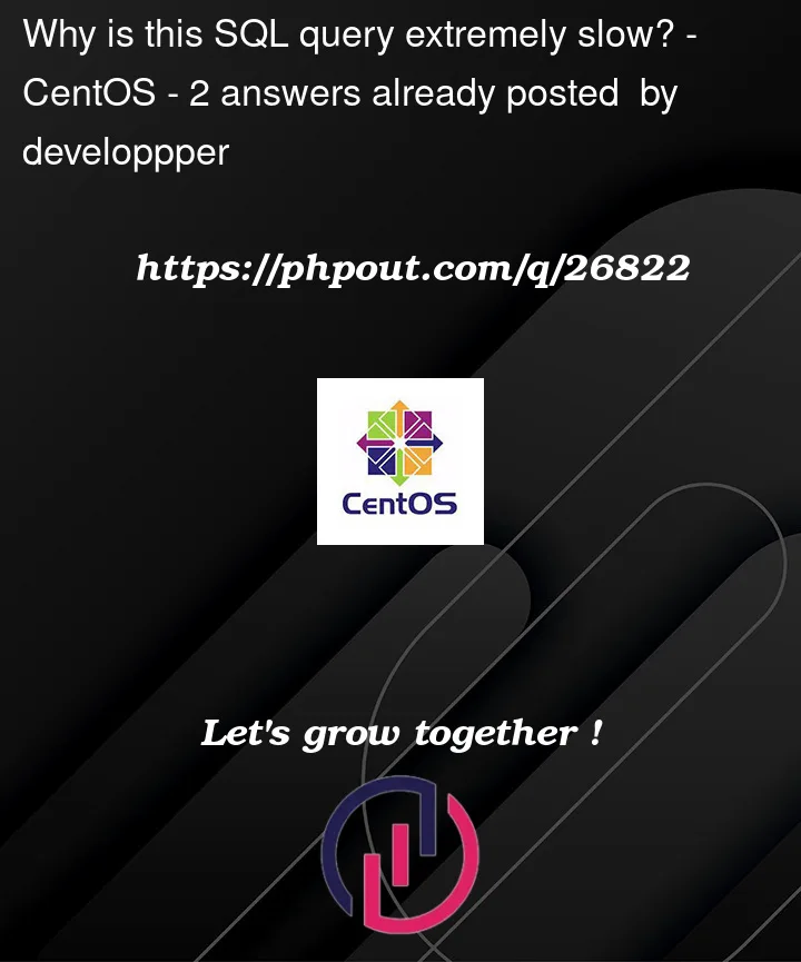 Question 26822 in CentOS