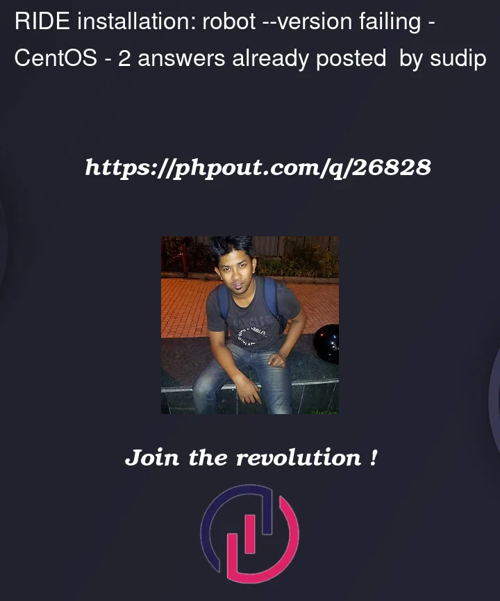 Question 26828 in CentOS