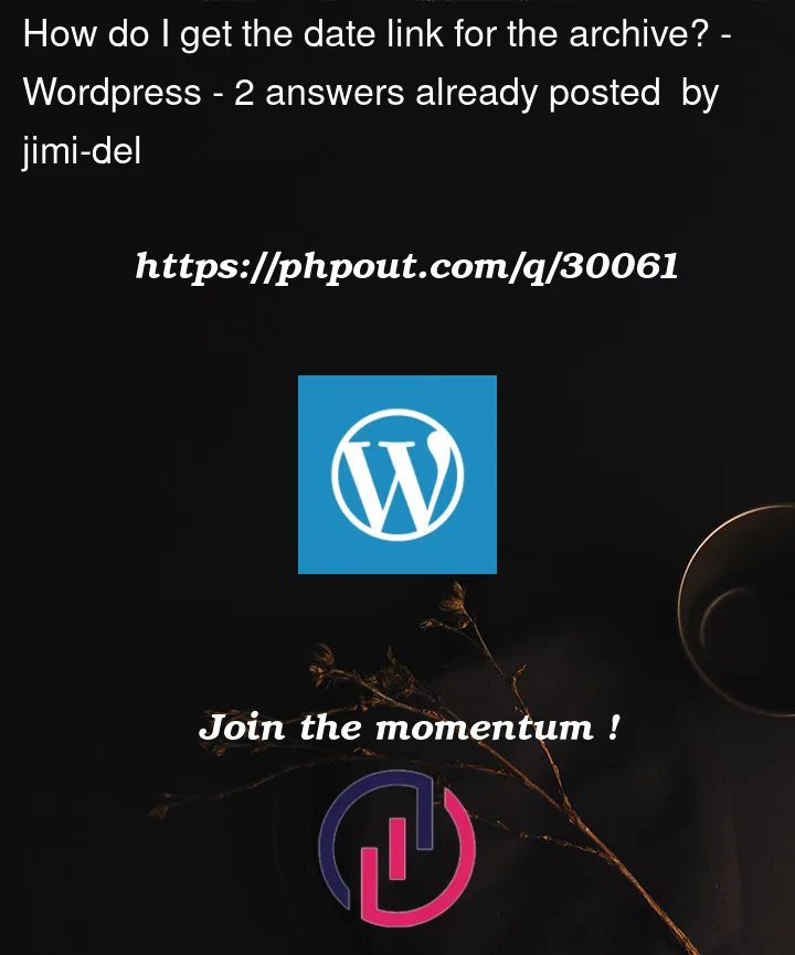 Question 30061 in Wordpress