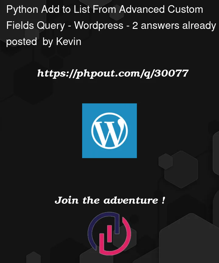 Question 30077 in Wordpress