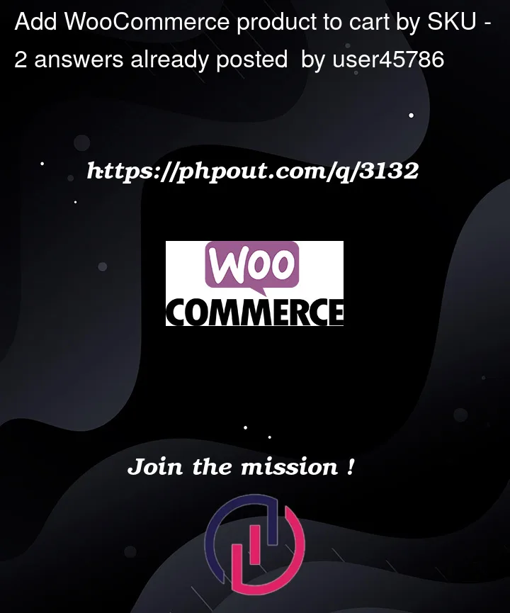 Question 3132 in Woocommerce