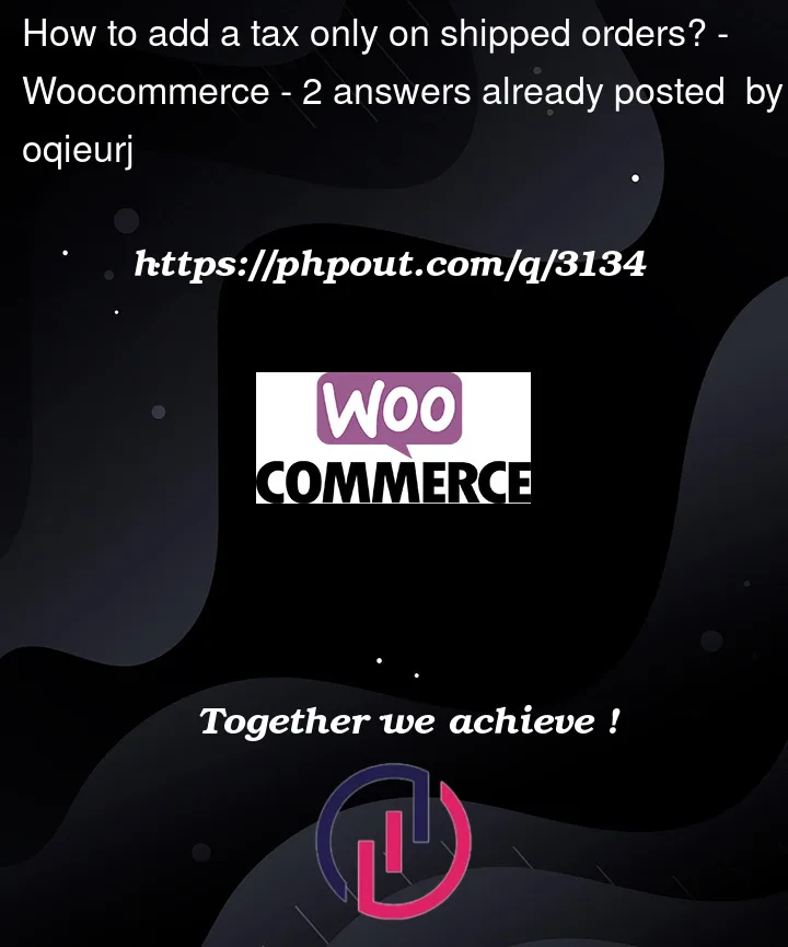 Question 3134 in Woocommerce