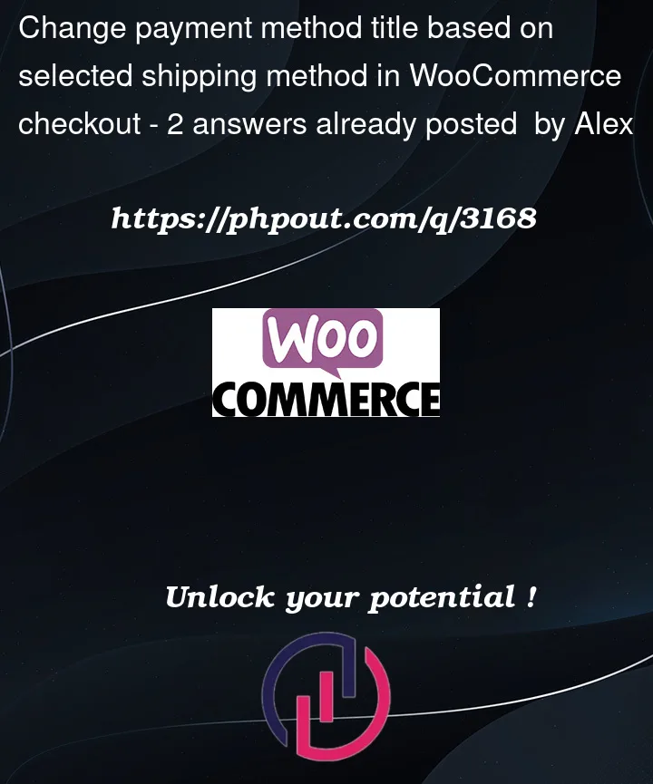 Question 3168 in Woocommerce