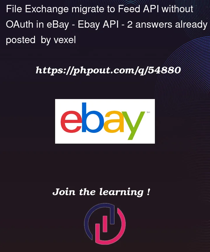 Question 54880 in Ebay API