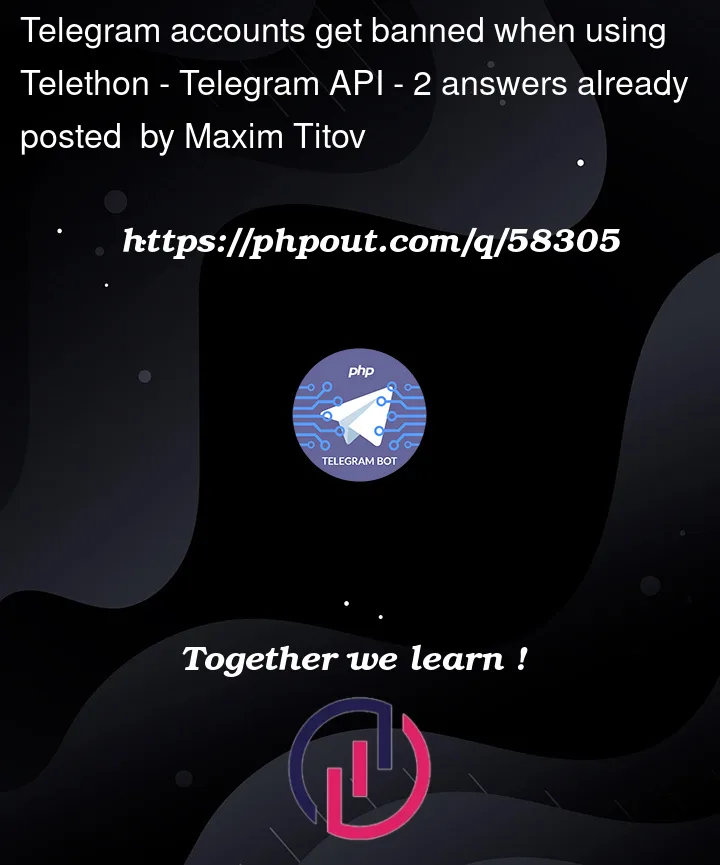 Question 58305 in Telegram API