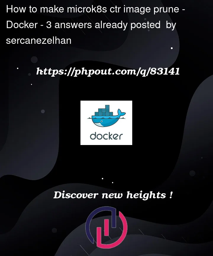 Question 83141 in Docker