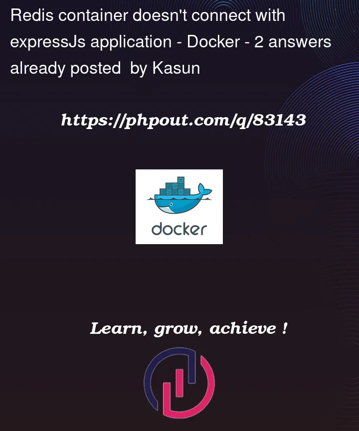 Question 83143 in Docker