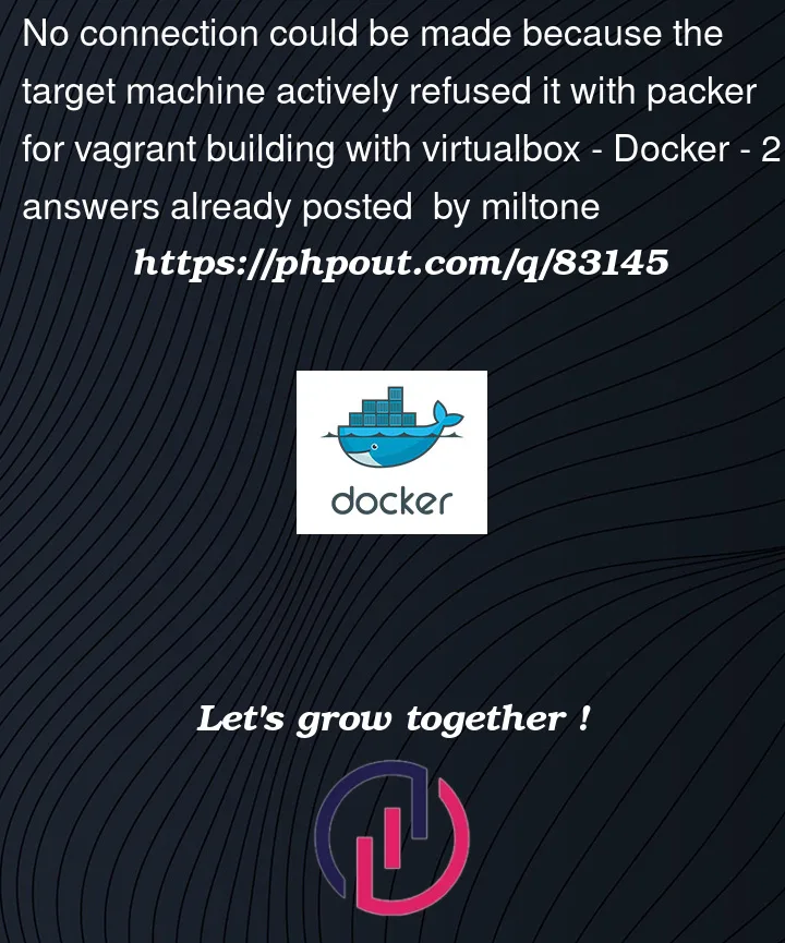 Question 83145 in Docker