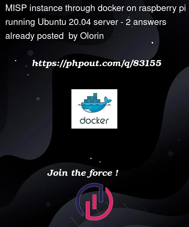 Question 83155 in Docker