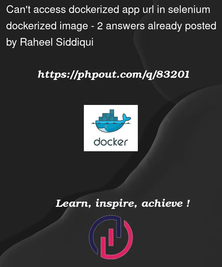 Question 83201 in Docker