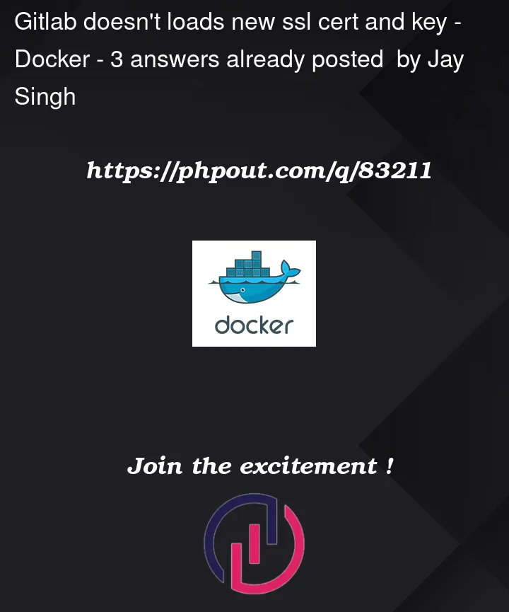 Question 83211 in Docker