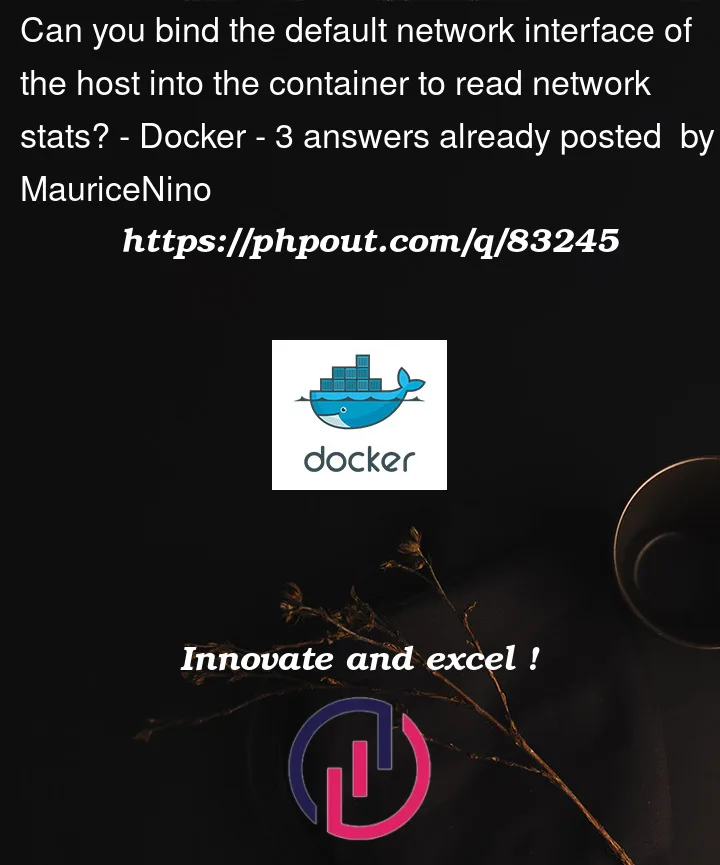 Question 83245 in Docker