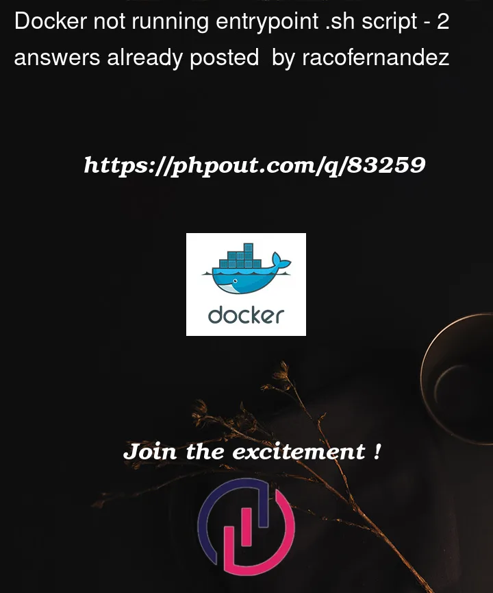 Question 83259 in Docker