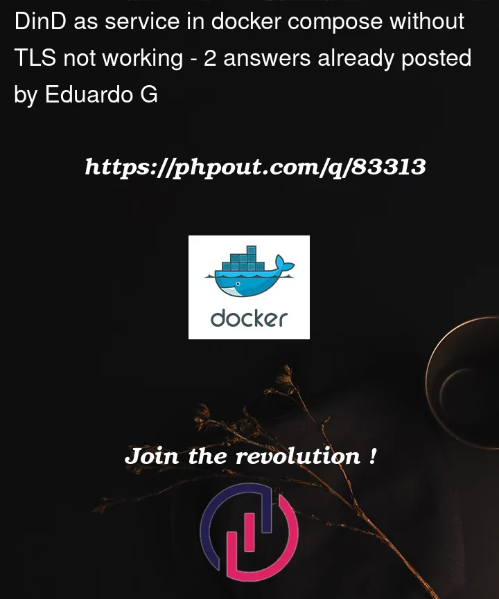 Question 83313 in Docker