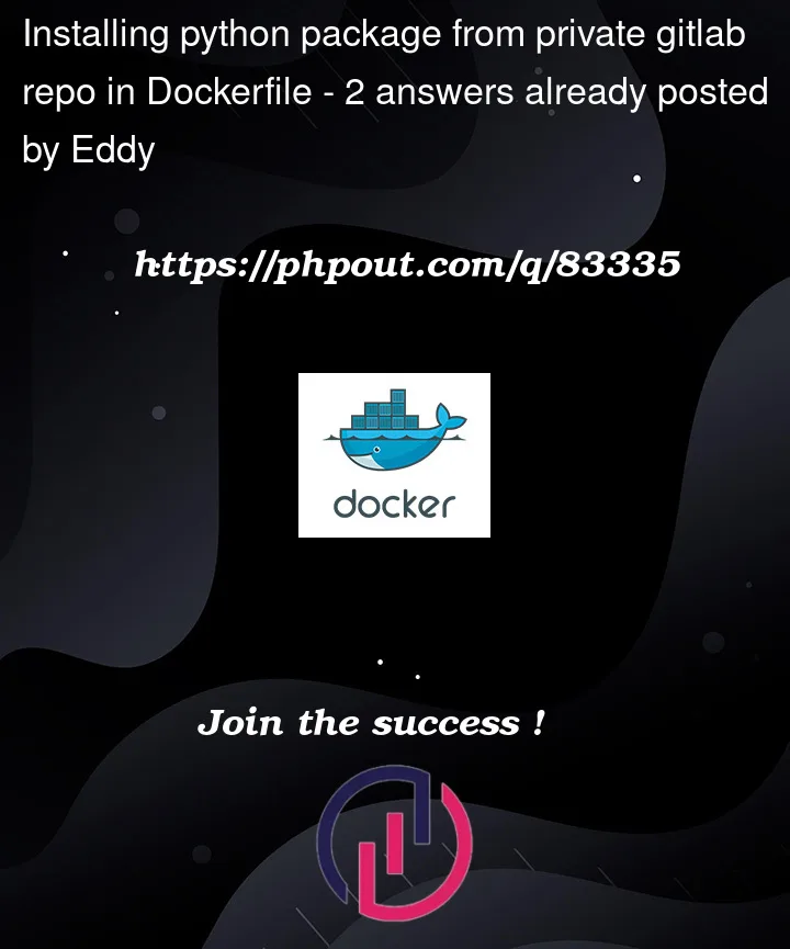 Question 83335 in Docker