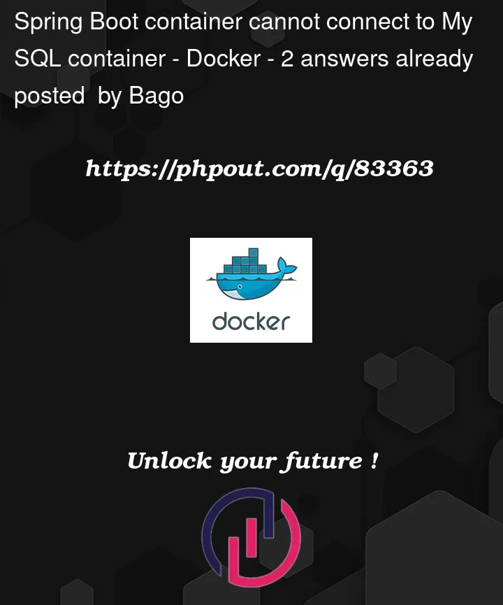 Question 83363 in Docker