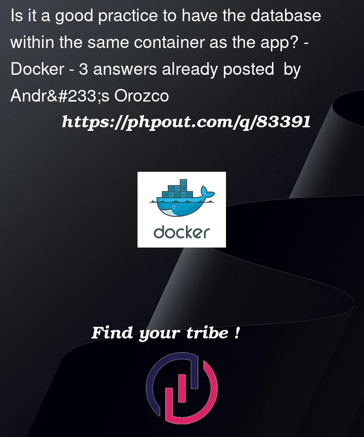 Question 83391 in Docker