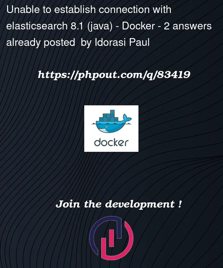 Question 83419 in Docker