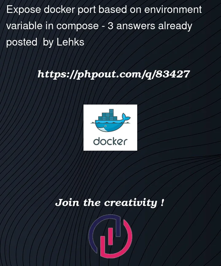 Question 83427 in Docker