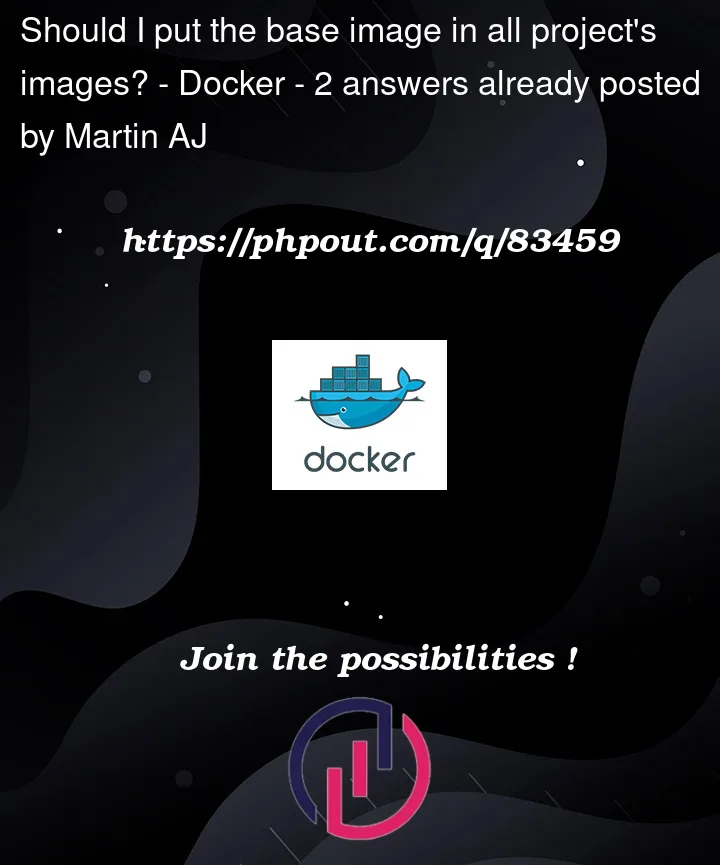 Question 83459 in Docker