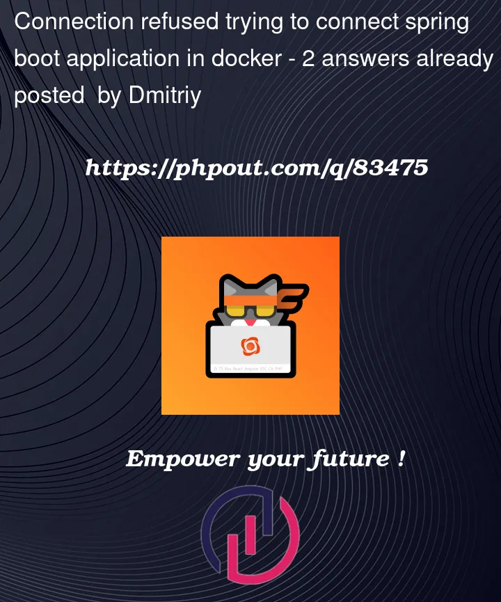 Question 83475 in Docker