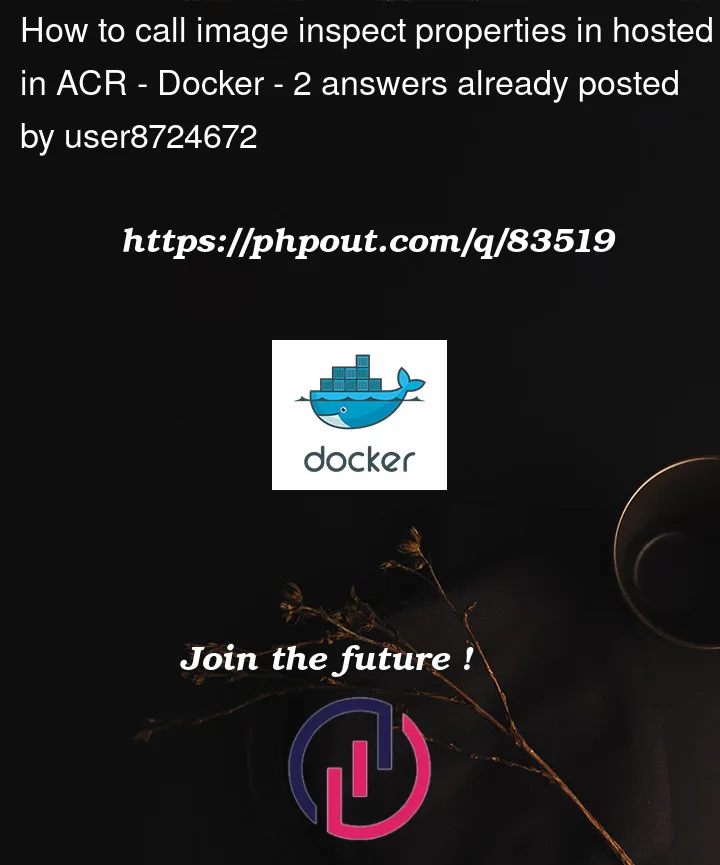 Question 83519 in Docker