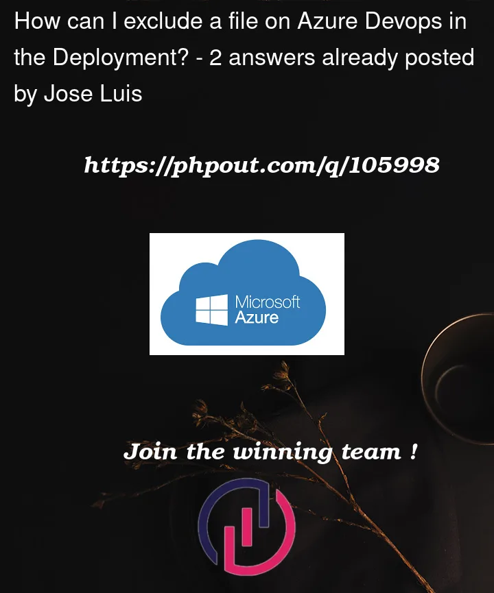 Question 105998 in Azure