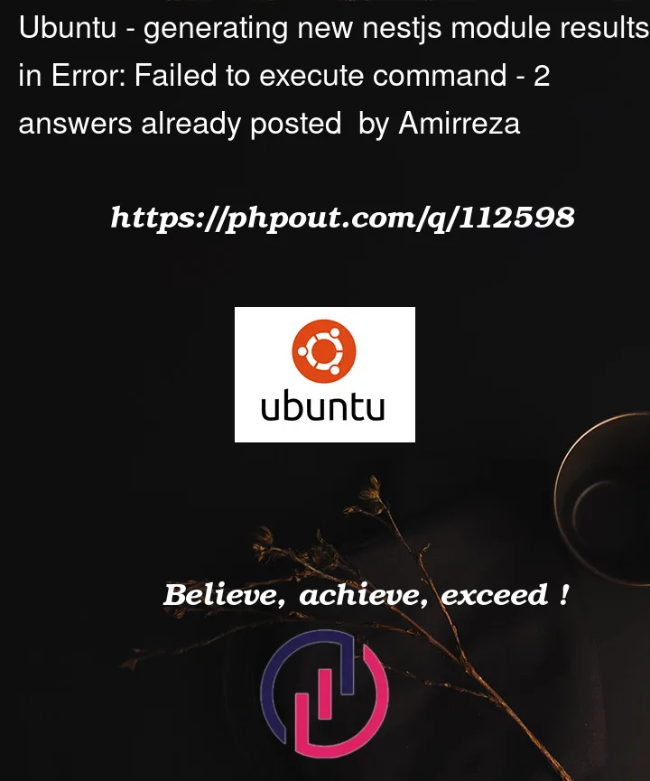 Question 112598 in Ubuntu