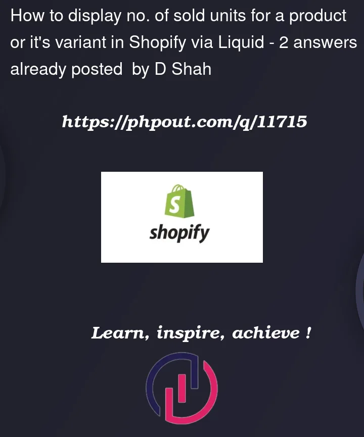 Question 11715 in Shopify