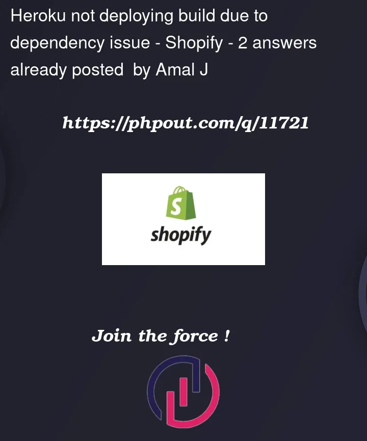 Question 11721 in Shopify