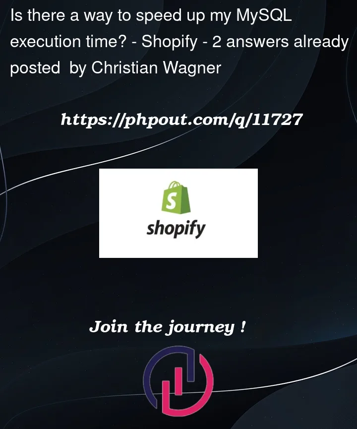 Question 11727 in Shopify