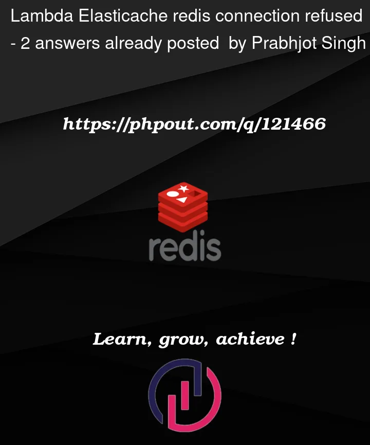 Question 121466 in Redis