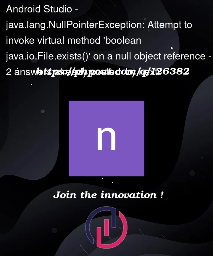 Question 126382 in Android Studio