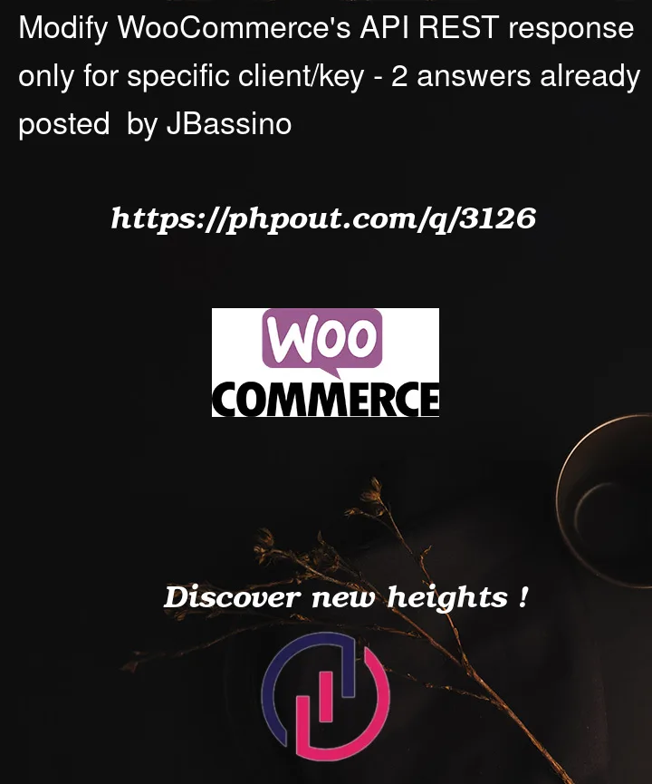 Question 3126 in Woocommerce