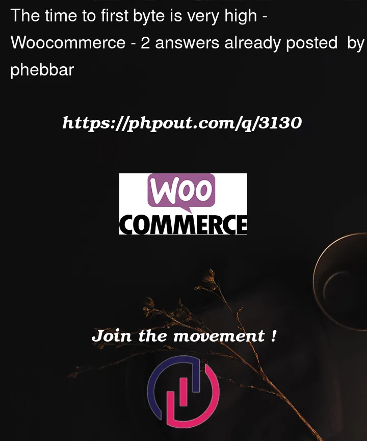 Question 3130 in Woocommerce