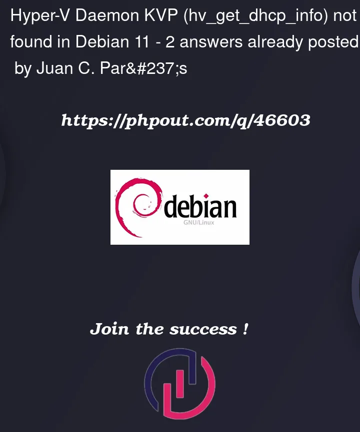 Question 46603 in Debian