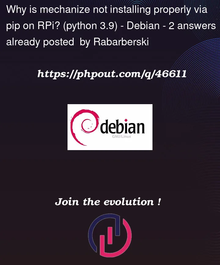 Question 46611 in Debian