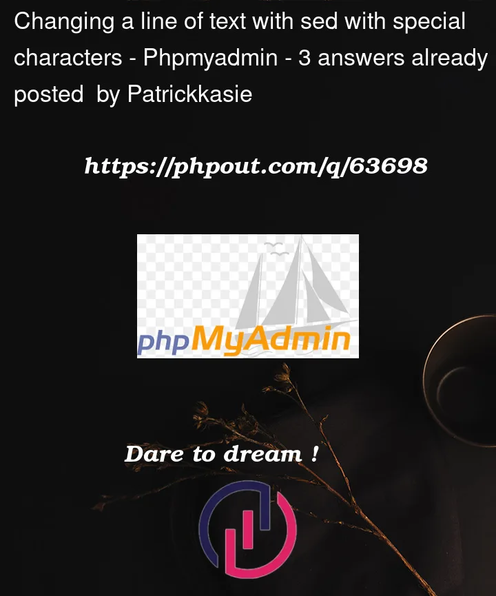 Question 63698 in PhpMyAdmin