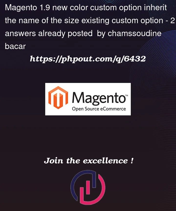 Question 6432 in Magento