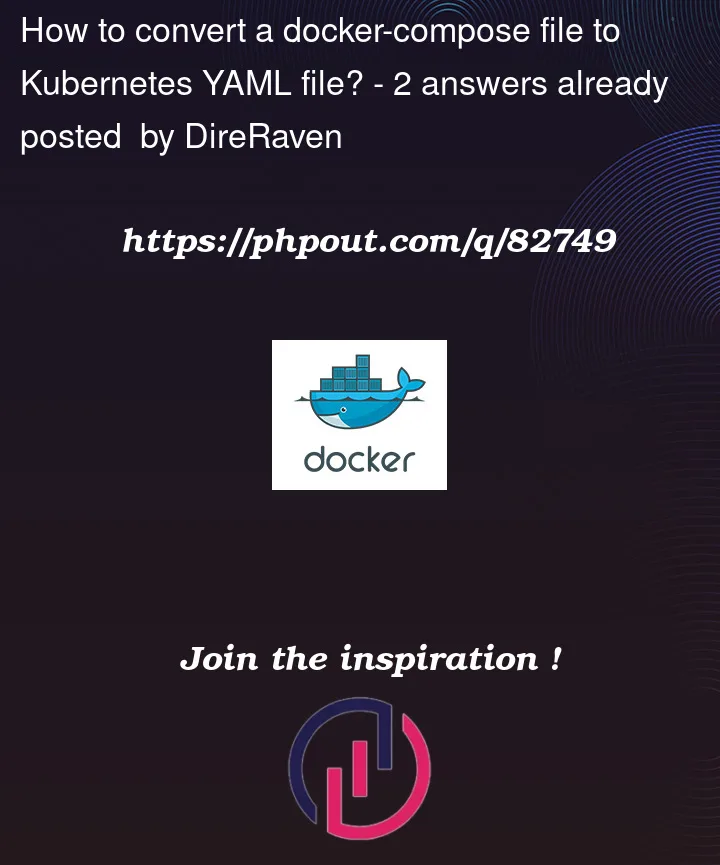 Question 82749 in Docker