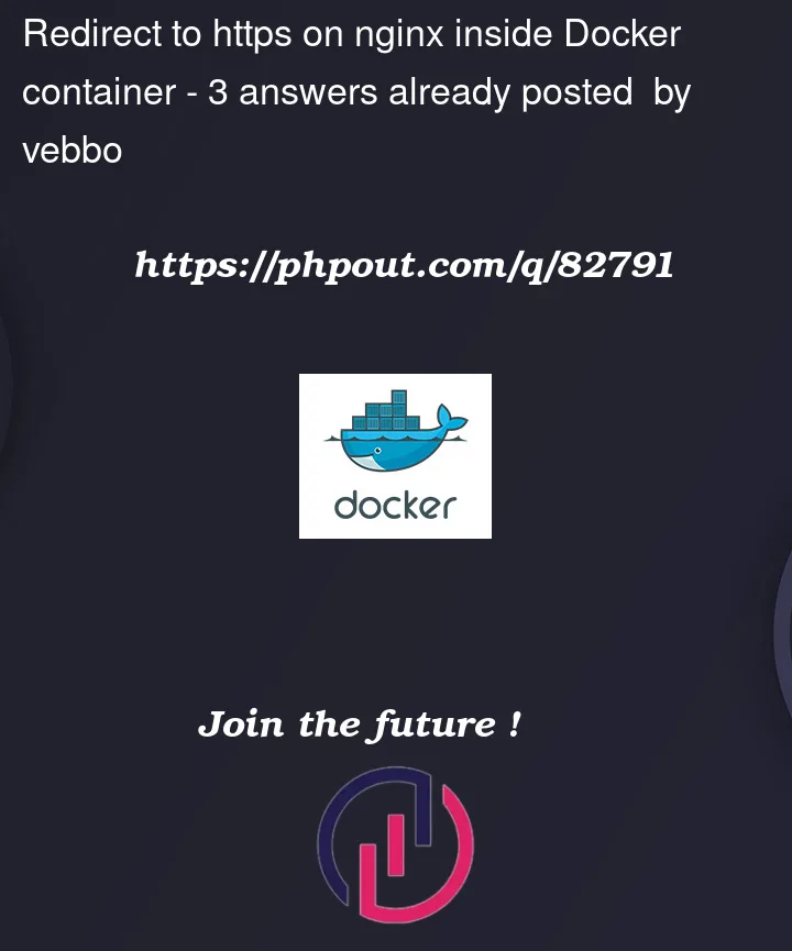 Question 82791 in Docker