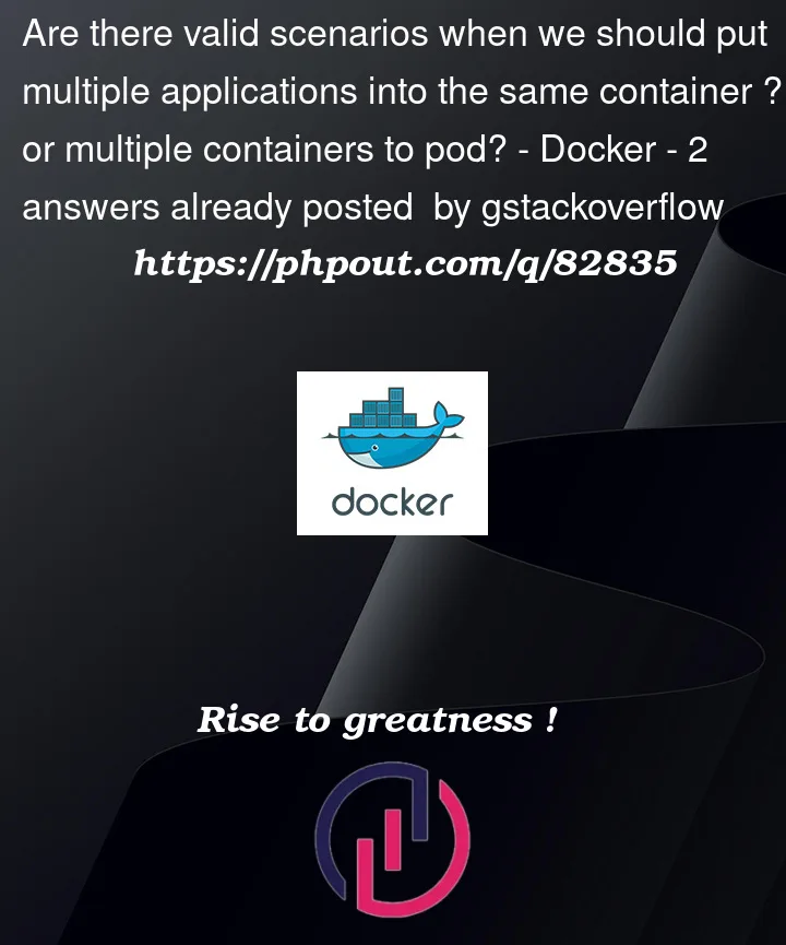 Question 82835 in Docker