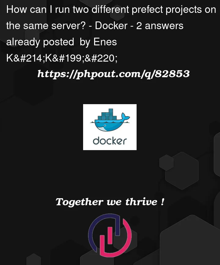 Question 82853 in Docker